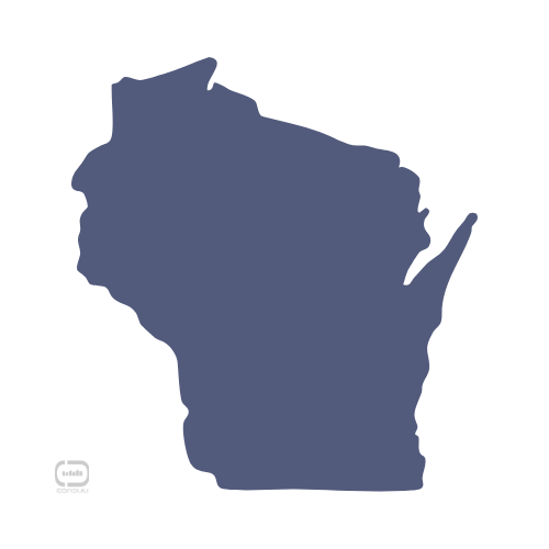 Wisconsin Wisconsin state outline icon